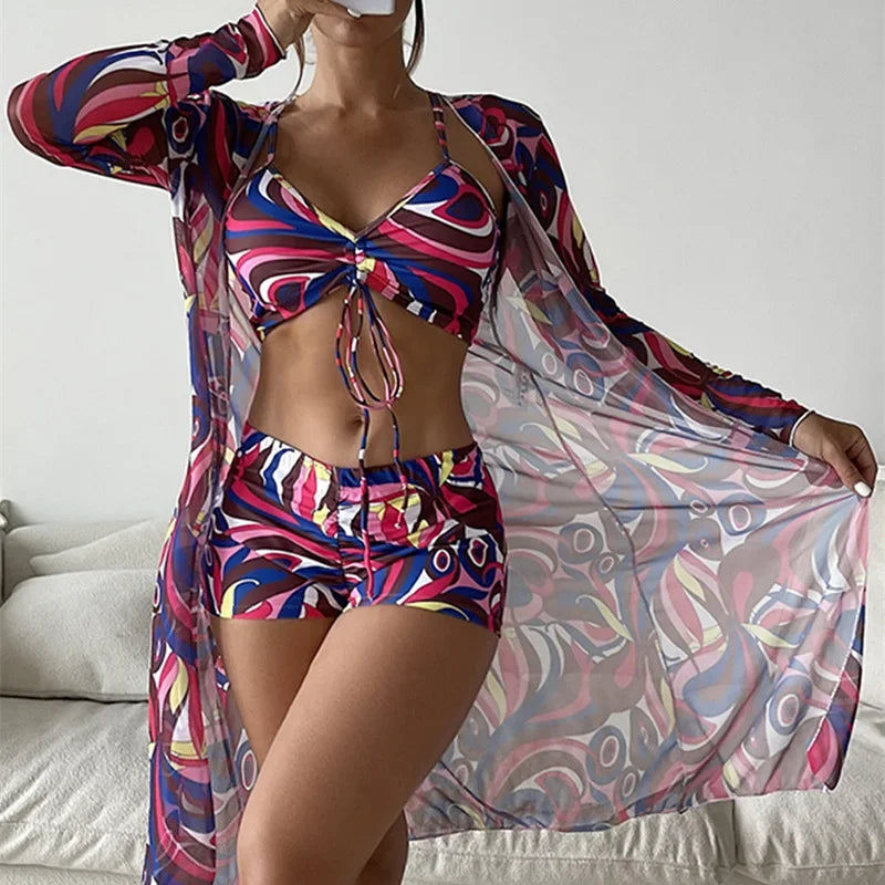 Tankini Swimwear Sports Beach Wear Two Piece