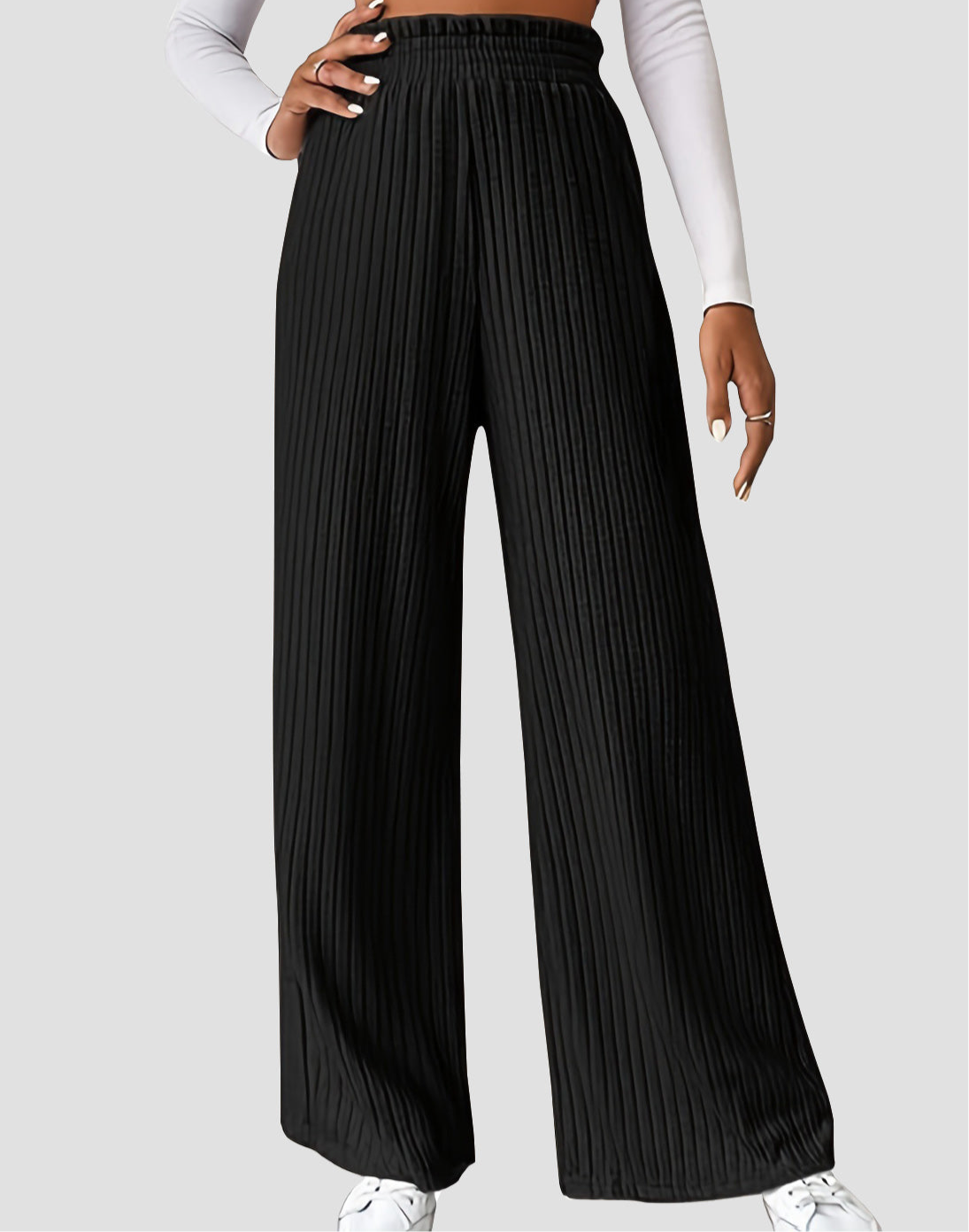 Ribbed High Waist Pants