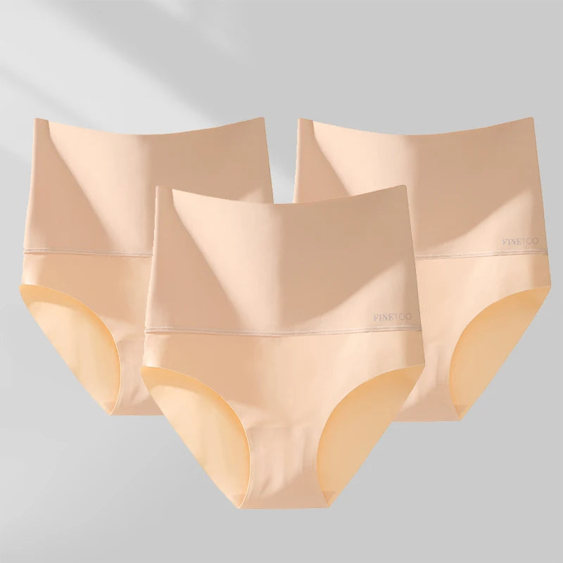 3PCS/Set Seamless High Waist Bodyshaper Slimming Shapewear Panties