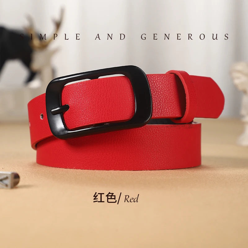 Unisex casual pin buckle belt