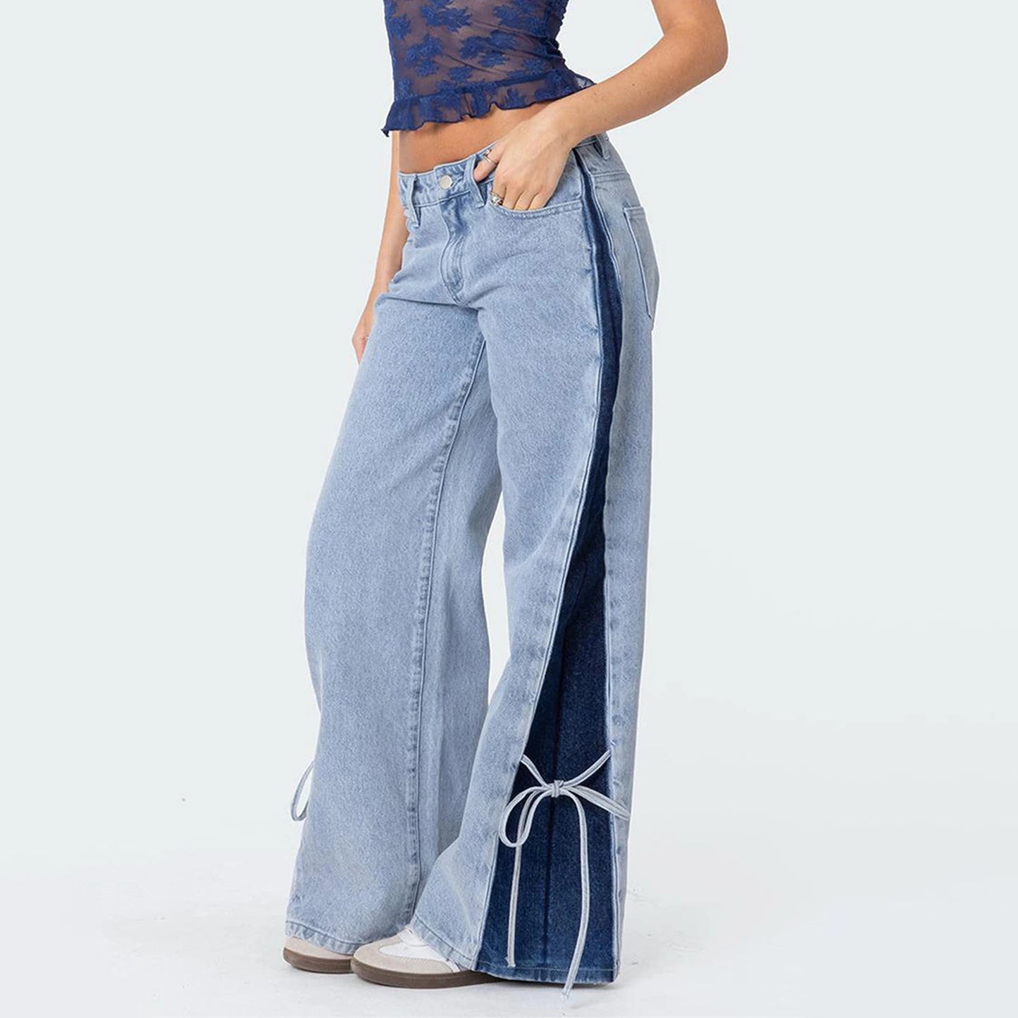 Baggy Wide Leg High Waist Y2K Jeans