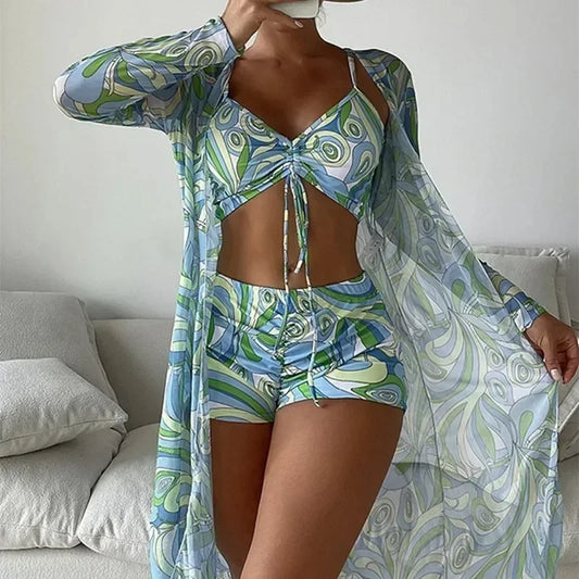 Tankini Swimwear Sports Beach Wear Two Piece