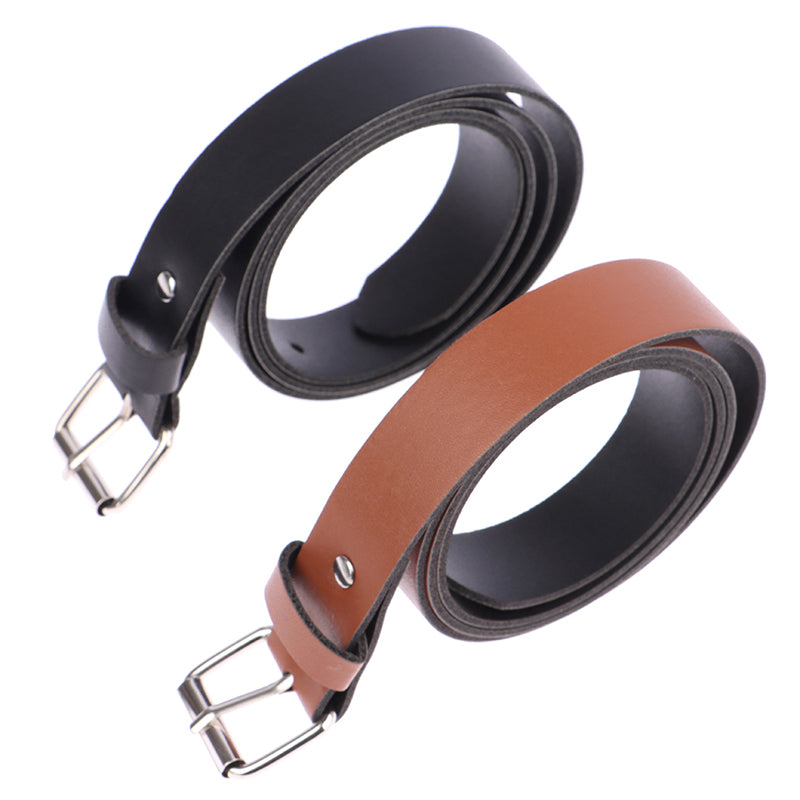 100CM Leather Belt Metal Buckle