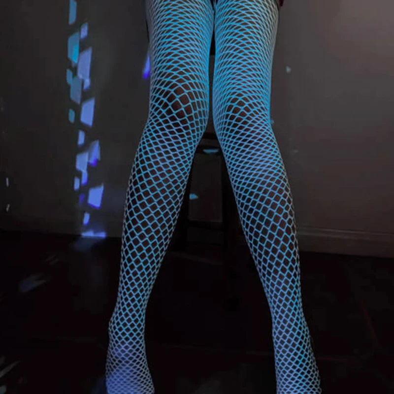 Luminous Stockings Super Elastic Sexy Mesh Tights