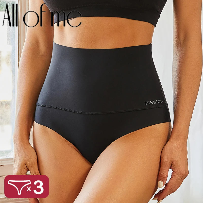 3PCS/Set Seamless High Waist Bodyshaper Slimming Shapewear Panties