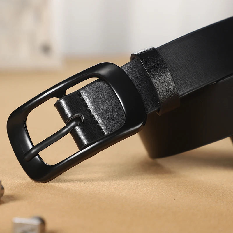 Unisex casual pin buckle belt