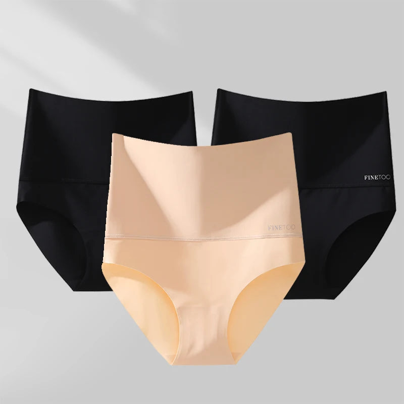 3PCS/Set Seamless High Waist Bodyshaper Slimming Shapewear Panties