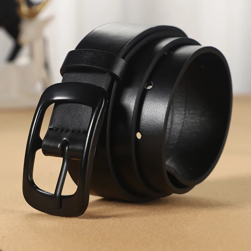 Unisex casual pin buckle belt