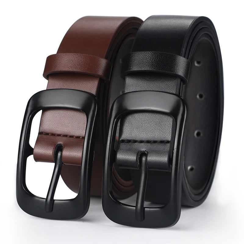 Unisex casual pin buckle belt