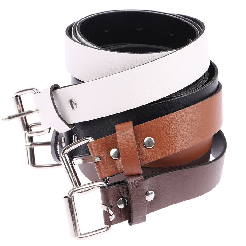 100CM Leather Belt Metal Buckle