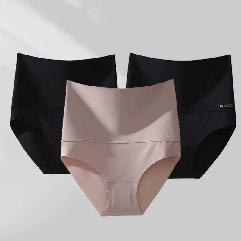 3PCS/Set Seamless High Waist Bodyshaper Slimming Shapewear Panties