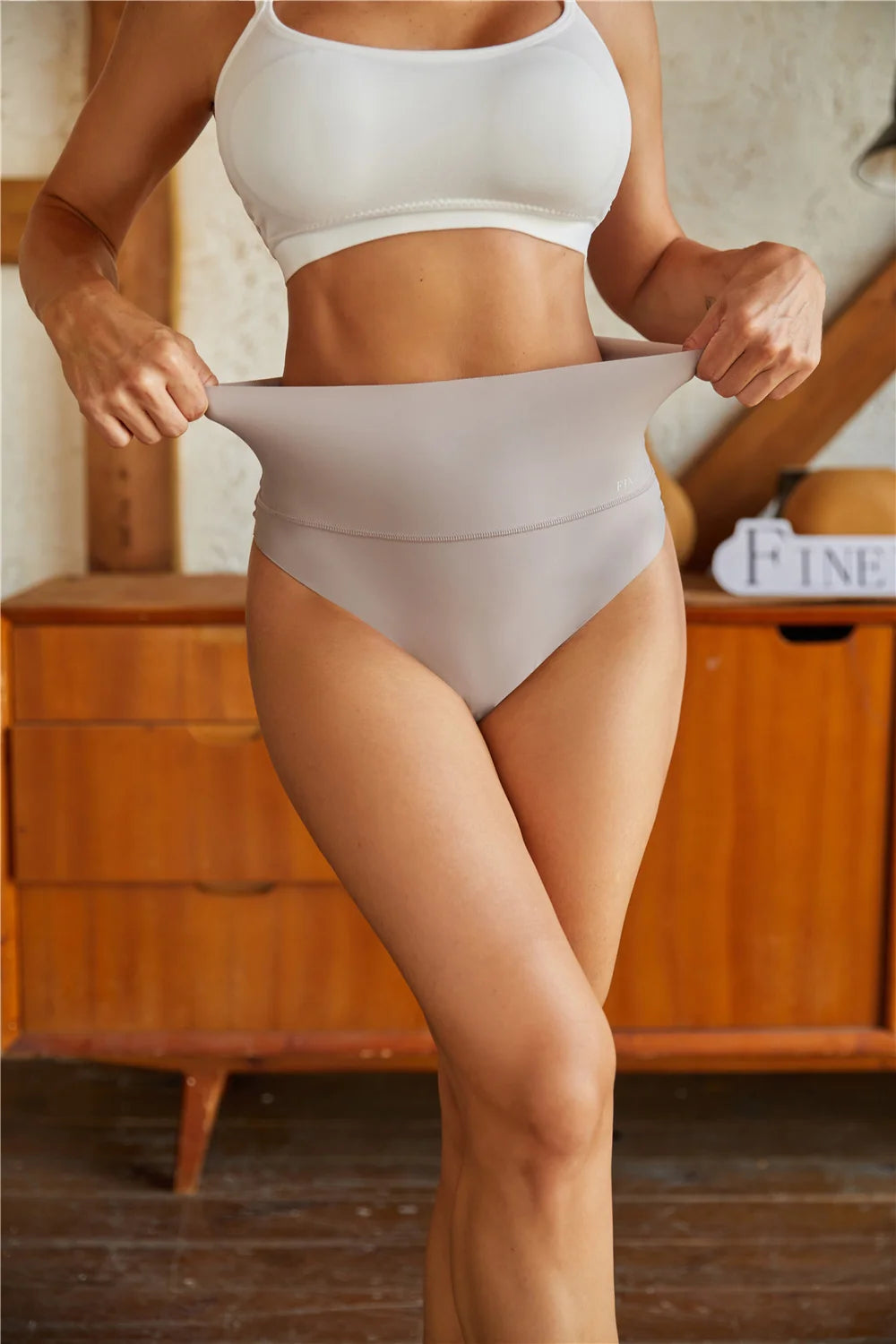 High Waist Breathable Body Shaper Butt Lifter Seamless Panties Shaperwear