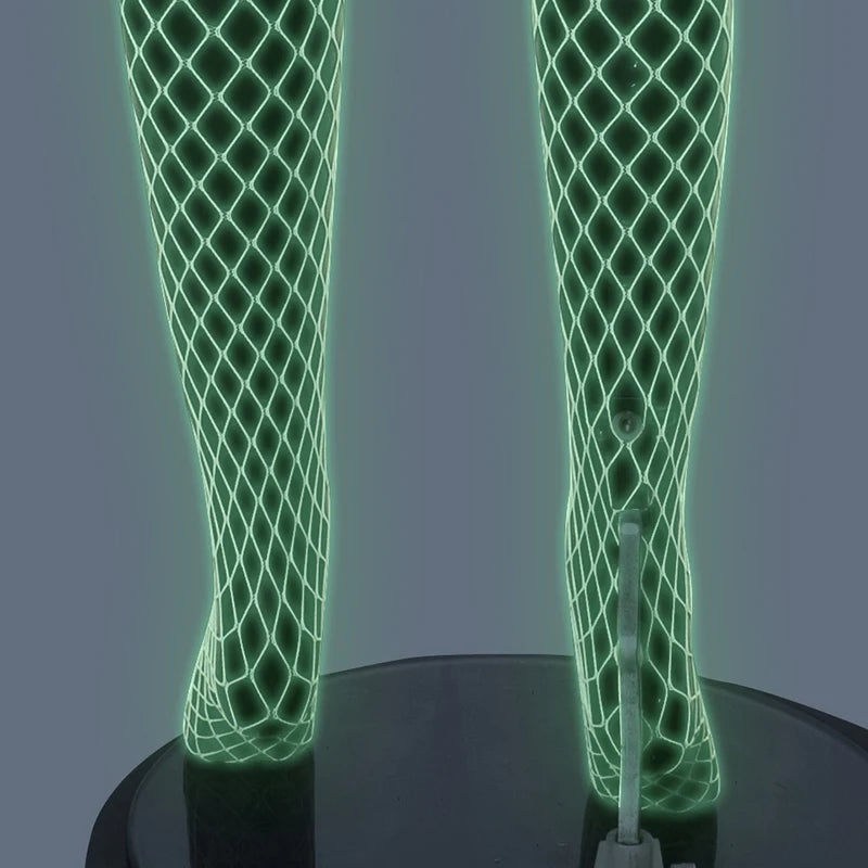 Luminous Stockings Super Elastic Sexy Mesh Tights